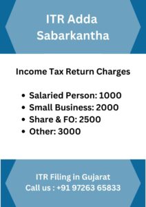 ITR Filing Consultant CA in Sabarkantha