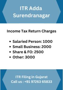 ITR Filing Consultant CA in Surendranagar