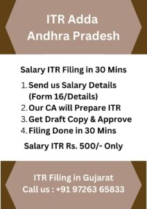 Salary Income Tax Return Filing in Andhra Pradesh