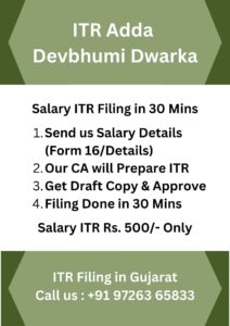 Salary Income Tax Return Filing in Devbhumi Dwarka