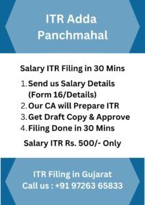 Salary Income Tax Return Filing in Panchmahal