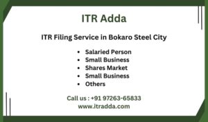 ITR Filing Consultant CA in Bokaro Steel City