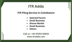 ITR Filing Consultant CA in Coimbatore