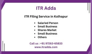 ITR Filing Consultant CA in Kolhapur