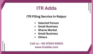 ITR Filing Consultant CA in Raipur