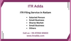 ITR Filing Consultant CA in Ratlam