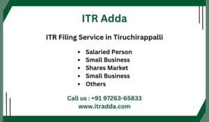 ITR Filing Consultant CA in Tiruchirappalli