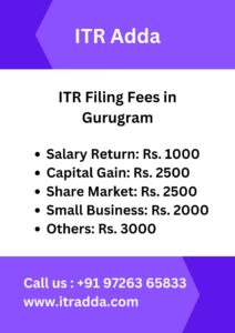 ITR Filing Fees in Gurugram