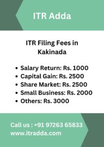 ITR Filing Fees in Kakinada