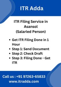 ITR Filing Service in Asansol