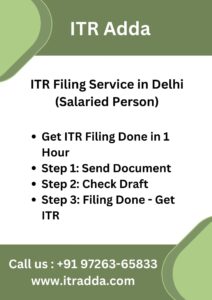 ITR Filing Service in Delhi