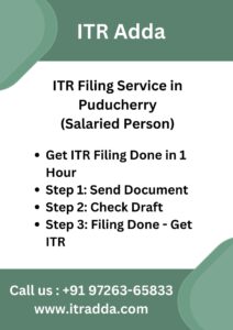 ITR Filing Service in Puducherry