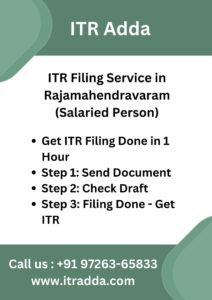 ITR Filing Service in Rajamahendravaram