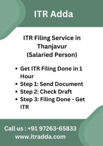 ITR Filing Service in Thanjavur