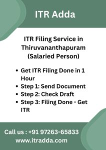 ITR Filing Service in Thiruvananthapuram