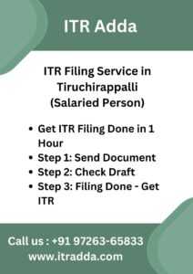 ITR Filing Service in Tiruchirappali