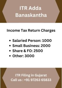 ITR Filing Consultant CA in Banaskantha