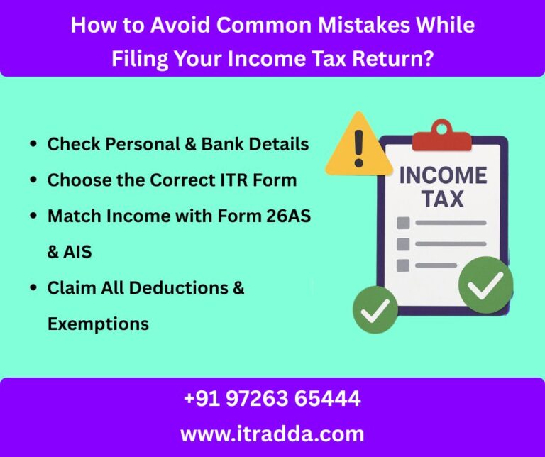 Avoid Mistakes to While Filing Your ITR