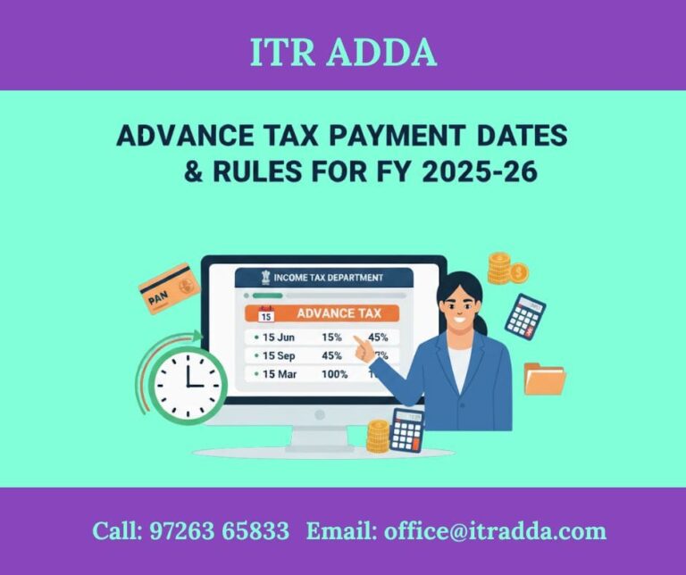Tax Payment Dates & Rules for FY 2025-26