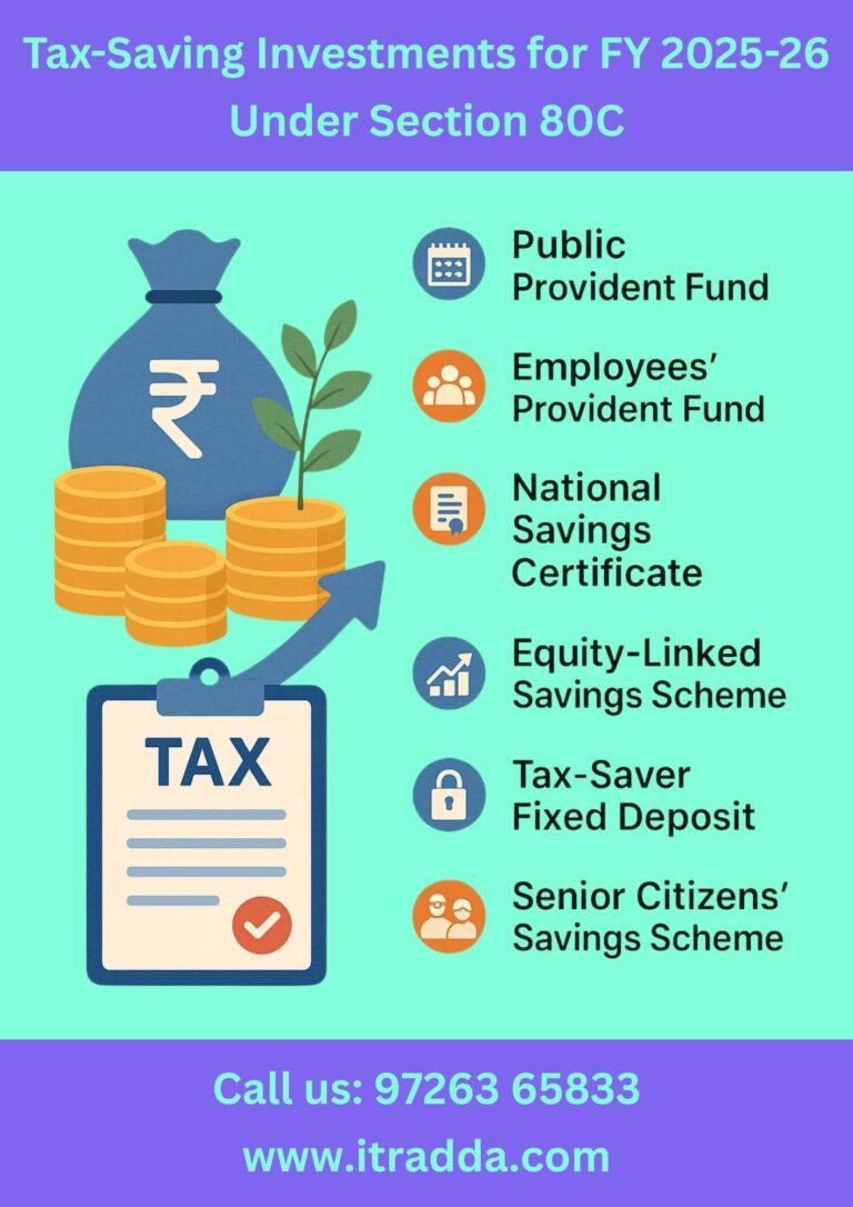 Tax-Saving Investments for FY 2025-26 for Section 80C